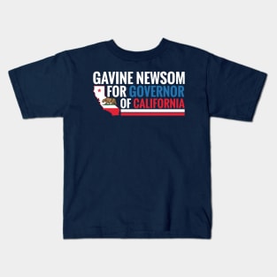 Gavin Newsom for Governor of California Kids T-Shirt